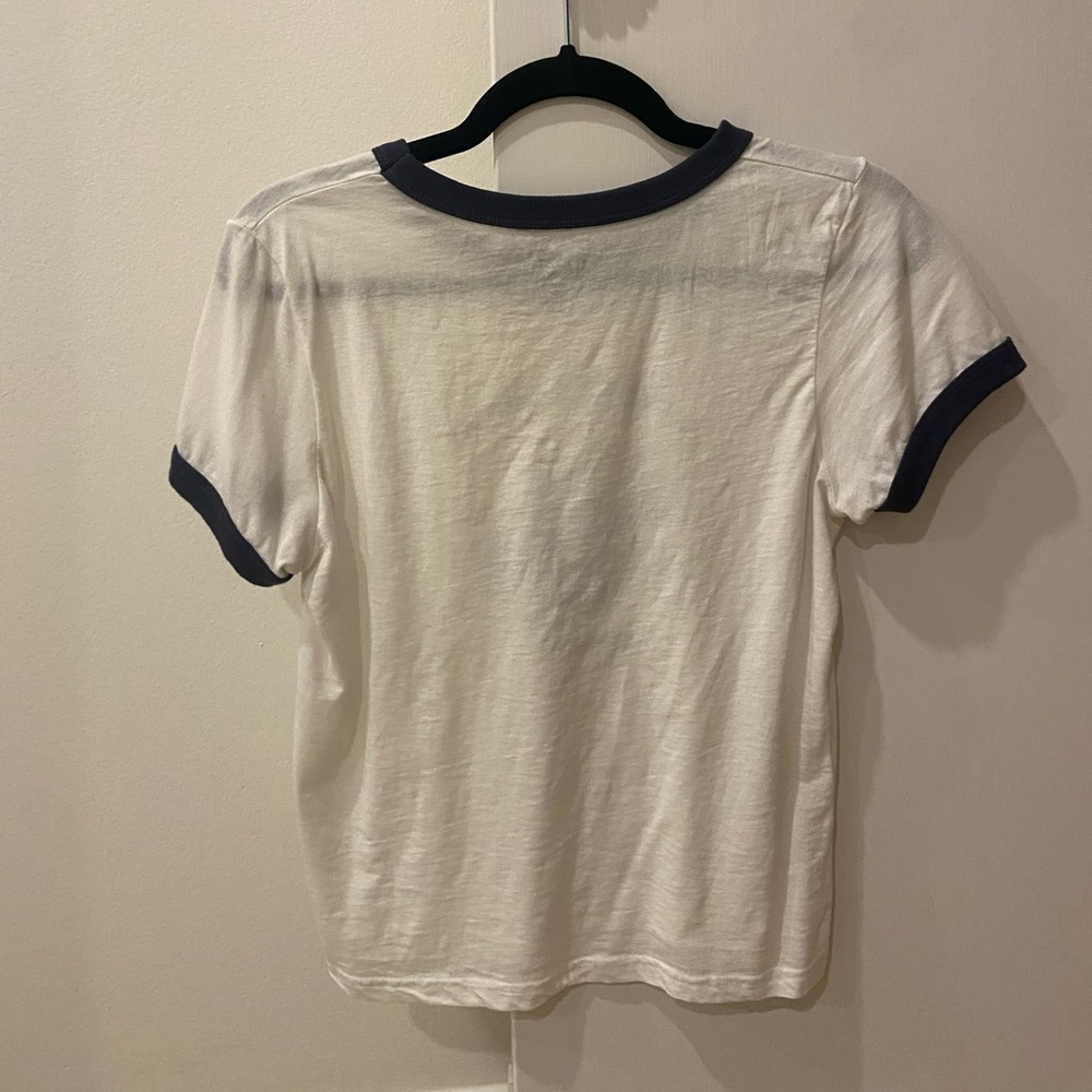 White Ringer Graphic Tee - Picture 2 of 3